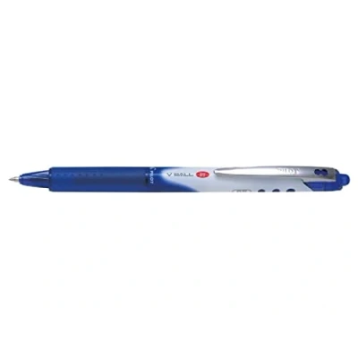 Image of Pilot 0.7 mm V Ball Retractable Rollerball Pen Blue