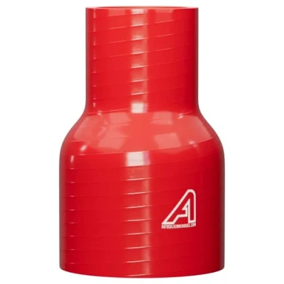 Image of 90mm (3.5&quot;) to 60mm (2.4&quot;) Straight Reducer Hose Coupler Intercooler Universal Tube Red