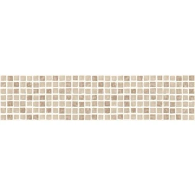Image of BHF FDB50038 Ceramica Mosaic Tile Kitchen and Bathroom Self Adhesive Border Natural