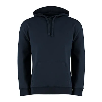 Image of Kustom Kit Men&#039;s Pullover Hoodie Regular Fit Hooded Sweatshirt, Navy, XXL