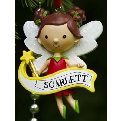 Image of Boxer Gifts Scarlett Fairy Decoration, Ceramic, Multi Colour, 7.2 x 5 1 cm