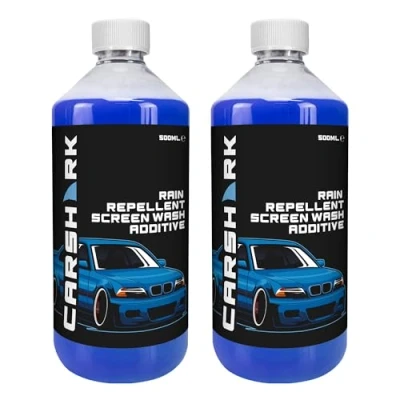 Image of CARSHARK Rain Repellent Screenwash Additive 2 x 500ml