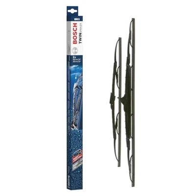 Image of Bosch Wiper Blade Twin Spoiler 606S, Length: 600mm/500mm Set of Front Blades