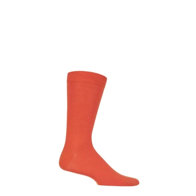 Image of 1 Pair Tangerine Dream Colour Burst Bamboo Socks with Smooth Toe Seams Men&#039;s 6 11 Mens SOCKSHOP