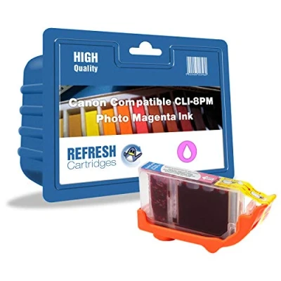 Image of Refresh Cartridges Compatible Ink Cartridge Replacement for Canon CLI 8PM Photo Magenta (0625B001)