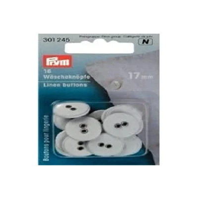 Image of Prym Buttons, White, 26&#039;&#039; 17 mm