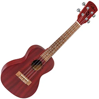 Image of LAKA Concert Ukulele &amp; Bag Red