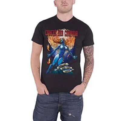 Image of Coheed and Cambria T Shirt Ambellina Burn Your Wings Official Mens Black XL