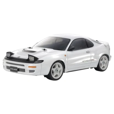Image of TAMIYA ST185 58730 1:10 Toyo Celica GT Four TT 02 Remote Control Car, Vehicle, Building, Assembly, Hobby, Crafts, Model, RC Kit, red