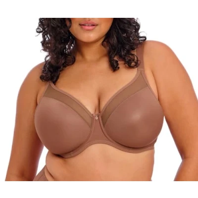 Image of Elomi Smooth Moulded T Shirt Bra Clove Brown 34GG