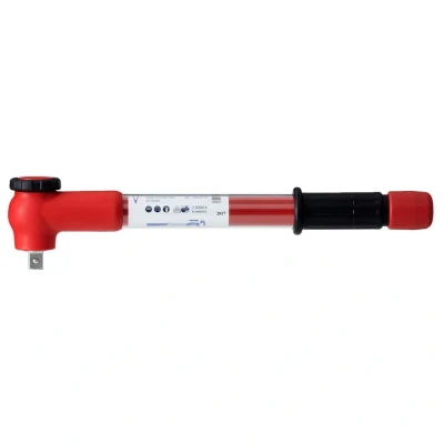 Image of &#039;Gedore VDE 4508 Torque Wrench 1/2 Inch 12.5 mm Square Insulated up to 1,000 V (60900/IEC60900)/(Inch) a +/ 3% and Better Calibrated in Accordance with DIN EN ISO 6789: 2017 10 Red 50
