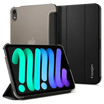 Image of Spigen Liquid Air Folio Compatible with iPad Mini 7 (2024) / 6 Case (2021) 8.3 inch cover Black