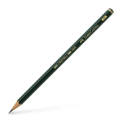 Image of Faber Castell Miscellaneous 9000 Graphite Pencil, 6H, For Art, Craft, Drawing, Sketching, Home, School, University, Colouring