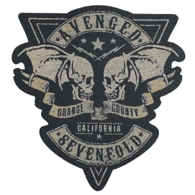 Image of Avenged Sevenfold Orange County Cut Out Unisex Patch multicolour, 100% polyester,