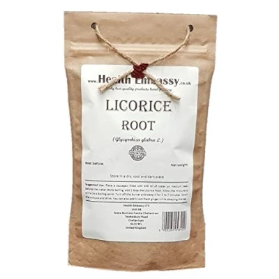 Image of Health Embassy Licorice Root (Glycyrrhiza glabra L) (100g)
