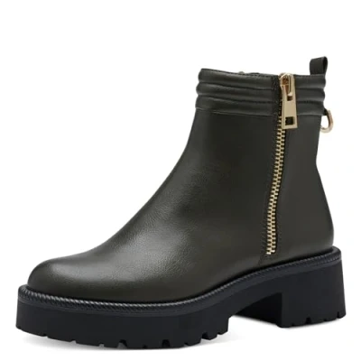 Image of Tamaris Women&#039;s 1 25822 41 Ankle Boot, Green (Moss), 5 UK