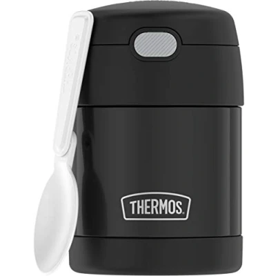 Image of ZASTION Thermos FUNTAINER 10 Ounce Food Jar, Black