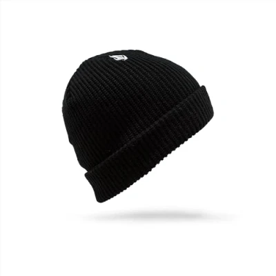 Image of Volcom Boy&#039;s Full Stone Beanie Hat, Black, One Size