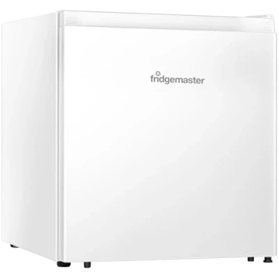 Image of Fridgemaster MUR4545 Small Table Top 45cm Mini Fridge 45 L Mechanical Control with Adjustable Thermostat Reversible Door 39 dB Low noise Broad Climate Design White E Rated