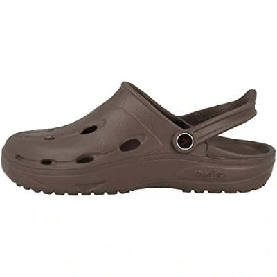 Image of Chung Shi Unisex Dux Clogs, Brown, 5 UK