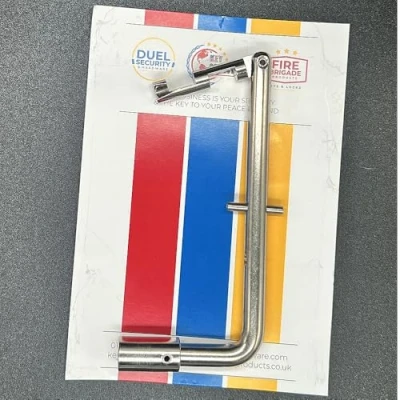 Image of Fire Brigade Products DK2 Lift or Entrance Panel Drop Key with Attachment Pack of 1