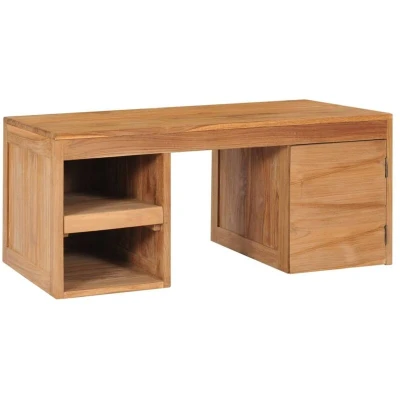 Image of vidaXL Coffee Table 90x50x40 cm Solid Teak Wood