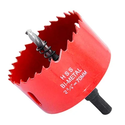 Image of 70mm Hole Saw LAIWEI Cutter,For Drilling Wood, Aluminum Profiles,PVC and Other Materials(2 3/4&quot;(70mm))…
