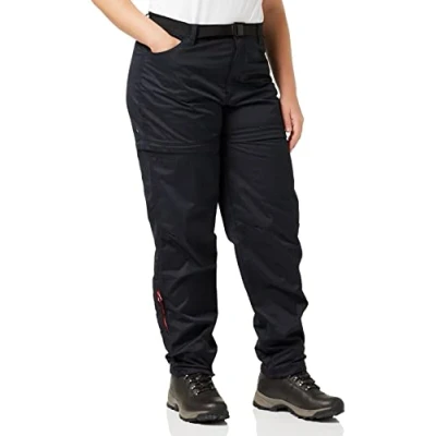Image of All Terrain Gear by Wrangler Women&#039;s Packable ZIPOFF Pant, Black, W28 / L32