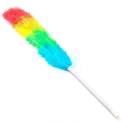 Image of 2 x Telescopic Extendable Anti Static Duster Long Handle Cleaning Feather Brush,1.2m 563.5 cm