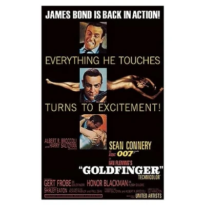 Image of James Bond Goldfinger Maxi Poster