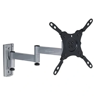 Image of ProperAV Swing Arm TV Bracket with Lockable Position for 13&quot; 15&quot; 17&quot; 19&quot; 22&quot; 23&quot; 24&quot; 28&quot; 32&quot; 37&quot; 40&quot; 42&quot; 43&quot; Home, Office, Kids Playroom, Motorhome, Caravan, RV and Boat VESA Max 200x200