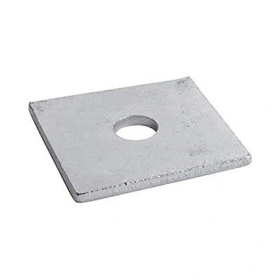 Image of Timco M10 x 50 3mm Square Plate Washers Hot Dip Galvanised Box of 100