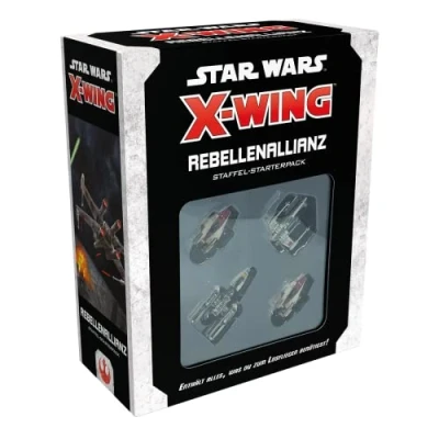 Image of Atomic Mass Games, Star Wars: X Wing 2nd Edition Rebel Alliance, Season Starter Pack, Tabletop, 2 Players, Ages 14+, 30 45 Minutes, German
