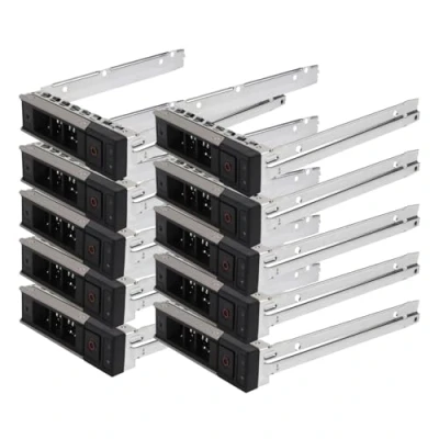 Image of Heretom 10 PACK 3.5&quot; X7K8W Y796F Hard Drive Caddy For Dell 14th Gen PowerEdge R240 R340 R440 R540 R640 R740 R740xd2 R6415 R7425 XC Series SAS SATA Tray