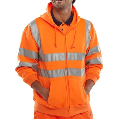 Image of HOODED SWEATSHIRT ORANGE L