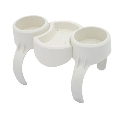 Image of Bestway Lay Z Spa drink holder, 26.5 cm x 13.5 23 cm, white