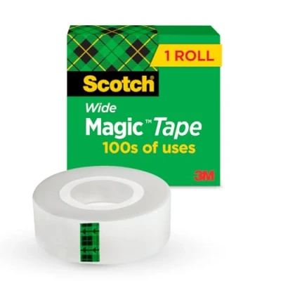 Image of 3M Scotch Magic Tape, 1 Roll, 1/2&quot; x 1296