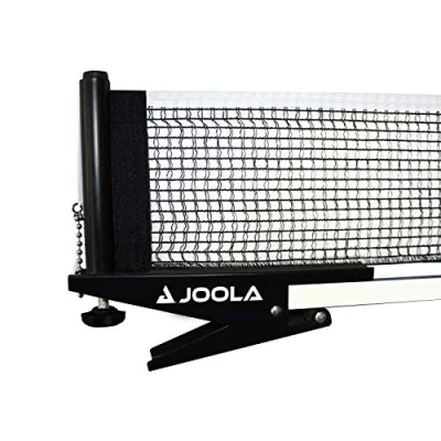 Image of JOOLA Premium Inside Table Tennis Net and Post Set Portable Easy Setup 72&quot; Regulation Size Ping Pong Spring Clamp Net, Black