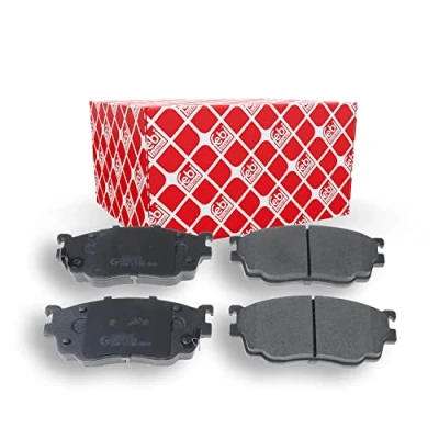 Image of 1U1G3328Z, CBY33323Z, CBY33328Z, CBY43323Z, CBY43328Z Brake pad set FEBI BILSTEIN 116405 Front Axle with acoustic wear warning MAZDA: 323 F 6, Premacy