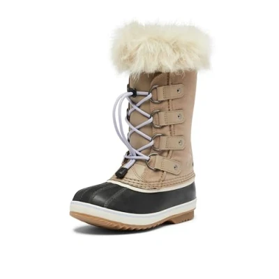 Image of Sorel Youth JOAN OF Arctic WP Unisex Winter boots Omega taupe/gum for kids, Size: 1, Leather/synthetics