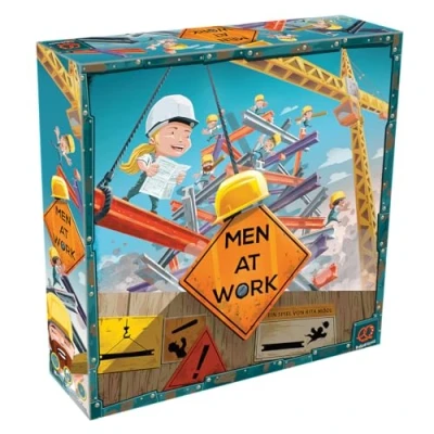Image of Pretzel Games, Men at Work, Family Game, Skill 2 5 Players, From 8+ Years, 30+ Minutes, German, Multicoloured, Colourful