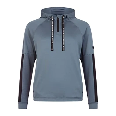 Image of Canterbury Women&#039;s Overhead Quarter Zip Training Hoody, Stormy Weather, 6