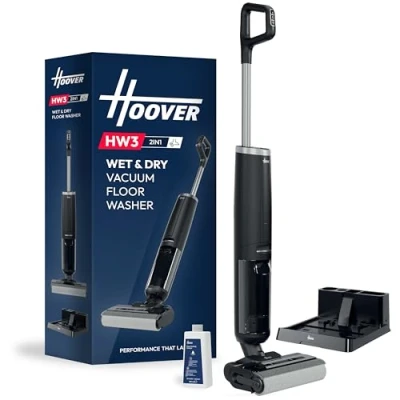 Image of Hoover HW3 2in1 Wet and Dry Cordless Vacuum Cleaner Mop Floor Washer for Delicate Hard Floors 40 min runtime, Anti Twist, Auto Clean with Cold Air Drying, Double Edge Cleaning [HW300]