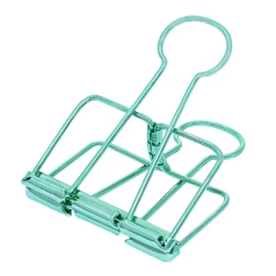 Image of Extra Large Binder Clips 2 Inch, Big Paper Clamps Green for Office School Supplies (15Pcs)