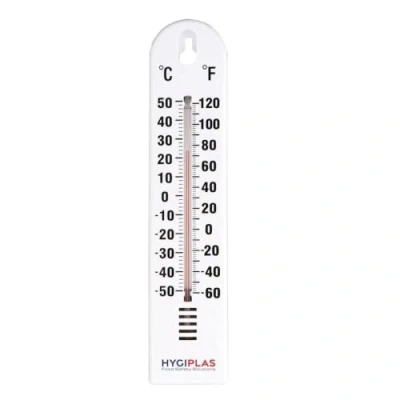 Image of Hygiplas Wall Thermometer 270X60X15mm Digital Temperature Measurement
