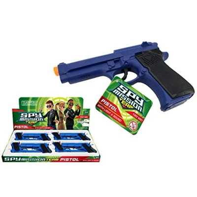 Image of Toyland Spy Mission Pistol With Light And Sound Blue [Colour May Vary]
