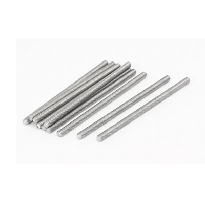Image of Sourcingmap M3 x 55mm 0.5mm Pitch 304 Stainless Steel Fully Threaded Rods Fasteners 10 Pcs
