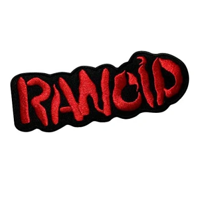 Image of Rancid Patch Iron on T Shirt Embroidered Jacket Denim Jean Decorate Custom Handmade Gift Craft Funny Enjoy Punk Rock