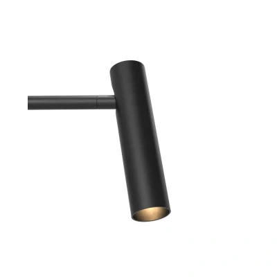 Image of Leda Round Shade Matt Black Lamp Astro