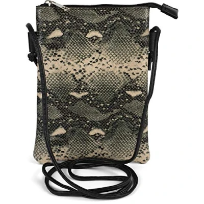 Image of styleBREAKER Women Mini Messenger Bag in Snakeskin Look, Shoulder Bag, Hand 02012305, Color:Beige Grey